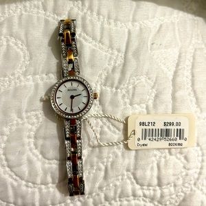 Women’s Bulova crystal watch